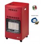 STUFA A GAS GPL INFRAROSSI CON PORTA BOMBOLA SICAR EURO 90 4200 W ROSSO SICAR - 1