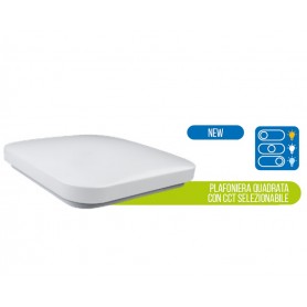 Plafoniera con base in metallo e diffusore in tecnopolimero bianco 54045 BOT LIGHTING Bot Lighting - 1