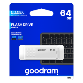 Pendrive GoodRAM 64GB UME2 white USB 2.0 - retail blister GOODRAM - 1