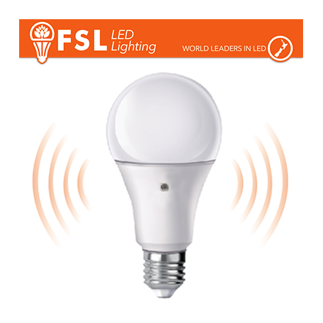 FSL FLA60S9W30K27 Lampadina LED E27 a Goccia 9W 3000K Luce Calda con  Sensore Crepuscolare